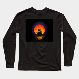 Sunset over the ocean Long Sleeve T-Shirt
